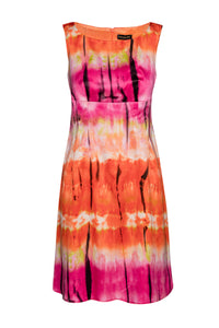 Multicoloured Empire Line Dress