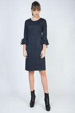 Load image into Gallery viewer, Bell Sleeve Straight Check Dress