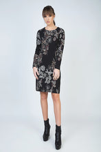 Load image into Gallery viewer, Print Long Sleeve Straight Dress