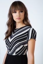 Load image into Gallery viewer, Stripe Detail Straight Dress