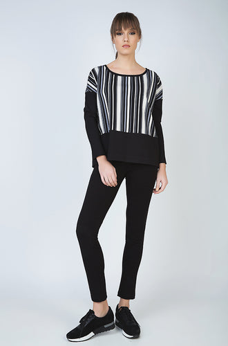 Striped Long Sleeve Top