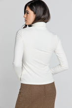 Load image into Gallery viewer, Ecru Turtle Neck Top By Conquista