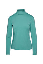 Load image into Gallery viewer, Light Green Turtle Neck Top in Sustainable Fabric