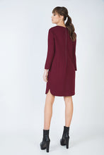 Load image into Gallery viewer, Long Sleeve Sack Dress in Punto di Roma Fabric
