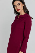 Load image into Gallery viewer, Burgundy Sack Dress by Conquista