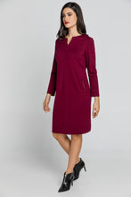 Load image into Gallery viewer, Burgundy Sack Dress by Conquista