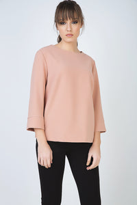 Boat Neck Top by Conquista Fashion