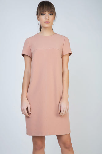 Sack Dress in Crepe Fabric