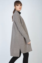 Load image into Gallery viewer, Open Long Sleeve Knee Length Knit Cardigan