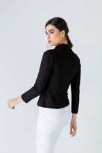 Load image into Gallery viewer, Black Punto di Roma Fitted Jacket