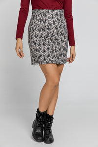 Wool Blend Mini Skirt by Conquista