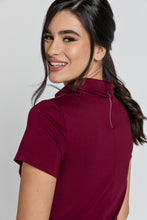 Load image into Gallery viewer, Short Sleeve Burgundy Top