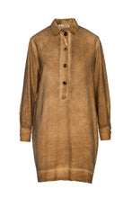 Load image into Gallery viewer, Tencel Taupe Shirt Dress