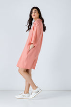 Load image into Gallery viewer, Oversized Coral Tencel Dress