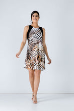 Load image into Gallery viewer, A Line Animal Print Dress