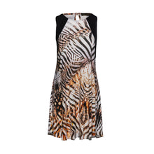 Load image into Gallery viewer, A Line Animal Print Dress
