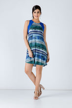 Load image into Gallery viewer, Royal Blue Print Dress