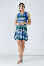 Load image into Gallery viewer, Royal Blue Print Dress