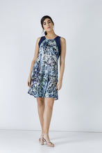 Load image into Gallery viewer, Navy Blue Print Dress