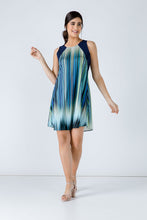 Load image into Gallery viewer, Navy Blue Striped Dress