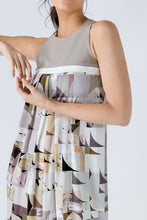 Load image into Gallery viewer, A Line Beige Print Dress