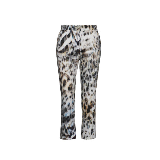 Animal Print Fitted Pants