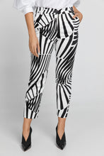 Load image into Gallery viewer, Black and White Gabardine Pants