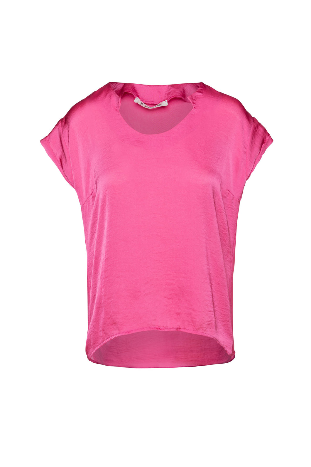 Fuchsia Cap Sleeve Top