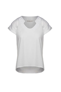 White Cap Sleeve Top