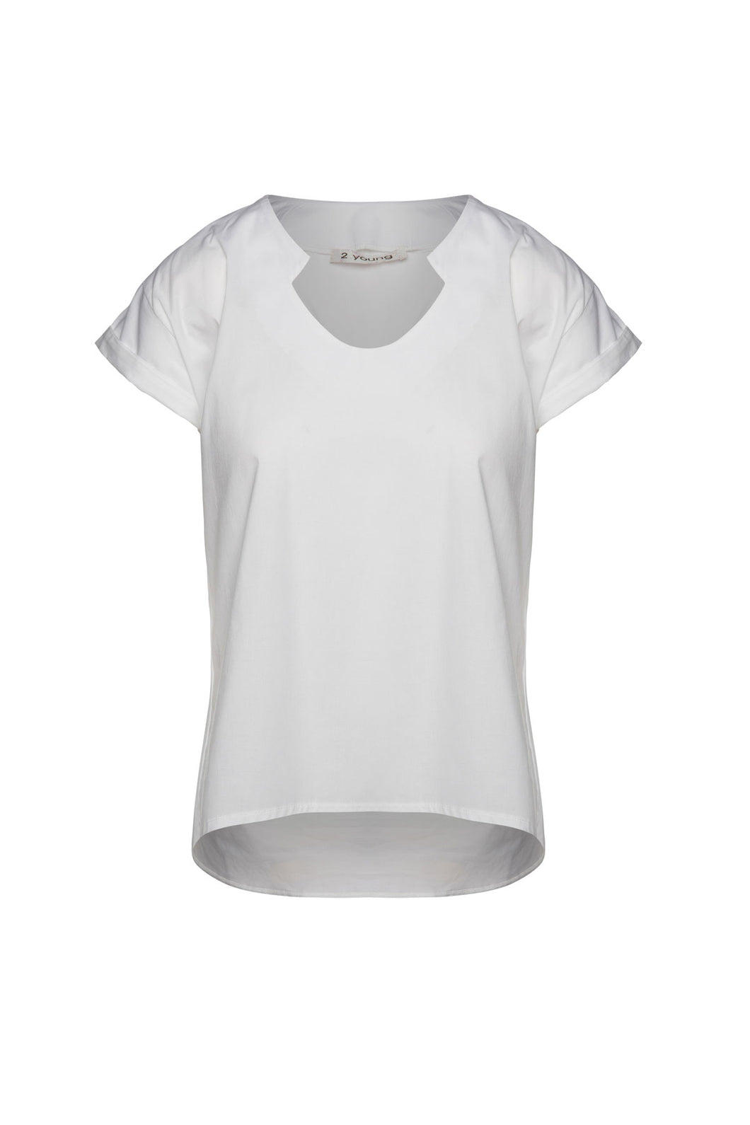 White Cap Sleeve Top