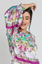Load image into Gallery viewer, Floral Print Top with Bishop Sleeves