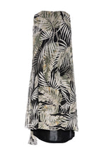 Load image into Gallery viewer, Sleeveless Double Layer Tropical Print Dress