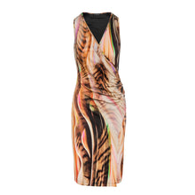 Load image into Gallery viewer, Floral Print Wrap Style Sleeveless Dress