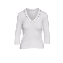 Load image into Gallery viewer, Zip Detail V Neck Top