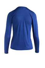 Load image into Gallery viewer, Cashmere Blend Long Sleeve Faux Wrap Top in Stretch Jersey Sustainable Fabric