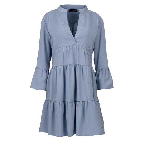 Sky Blue Loose A Line Dress