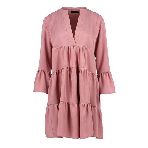 Dark Pink Loose A Line Dress