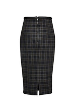 Load image into Gallery viewer, Check Punto di Roma Pencil Skirt