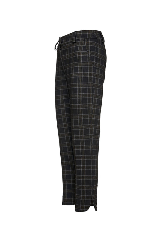 7/8 Length Check Punto di Roma Crop Pants