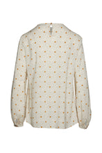 Load image into Gallery viewer, Long Sleeve Print Top with Pintuck Detail