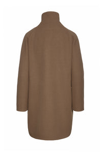 Faux Mouflon Camel Coat by Conquista Fashion