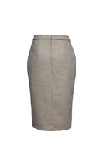 Load image into Gallery viewer, Sand Colour Mouflon Pencil Skirt