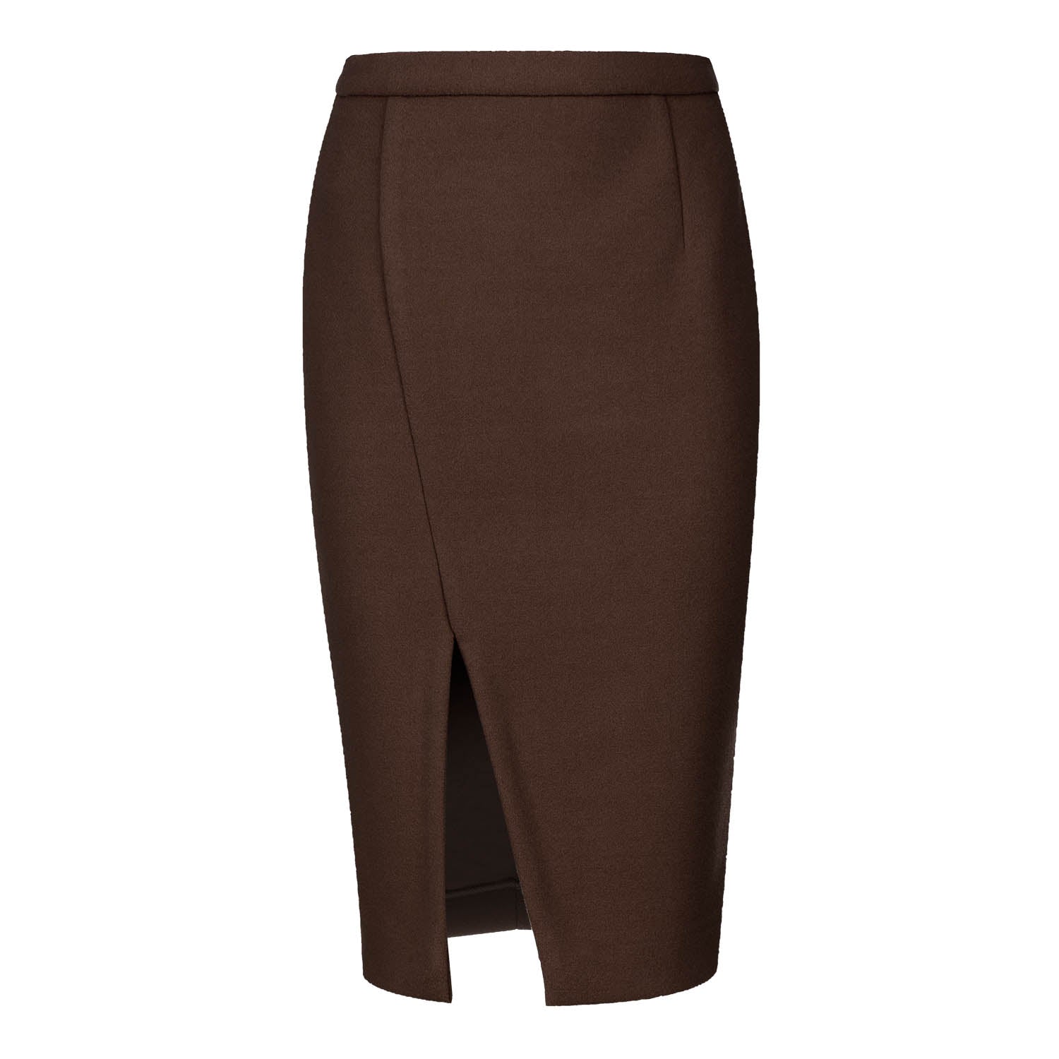 Chocolate brown shop pencil skirt