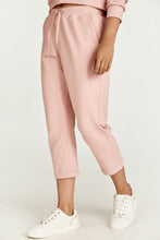 Load image into Gallery viewer, Pink Cropped Sweatpants