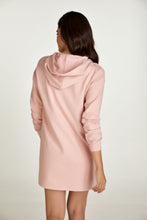 Load image into Gallery viewer, Pink Hooded Mini Dress