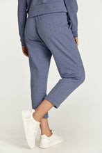 Load image into Gallery viewer, Indigo Mélange Cropped Sweatpants