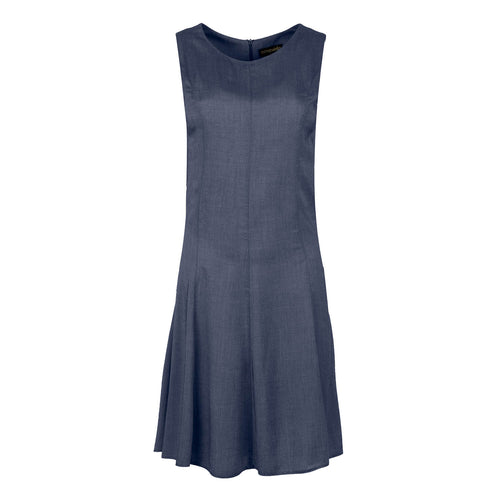 Blue Denim Style Cloche Dress