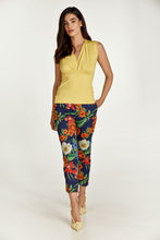 Load image into Gallery viewer, Floral Cotton Pants in Red, Blue and Green Shades