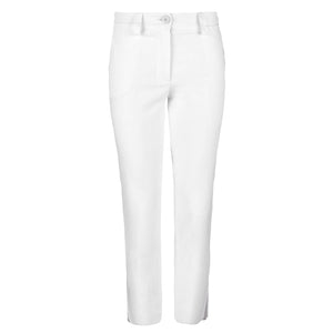 White Denim Style Cotton Pants