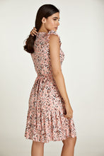 Load image into Gallery viewer, Pink Floral Wrap Dress